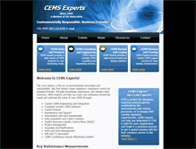 Tablet Screenshot of cems-experts.com